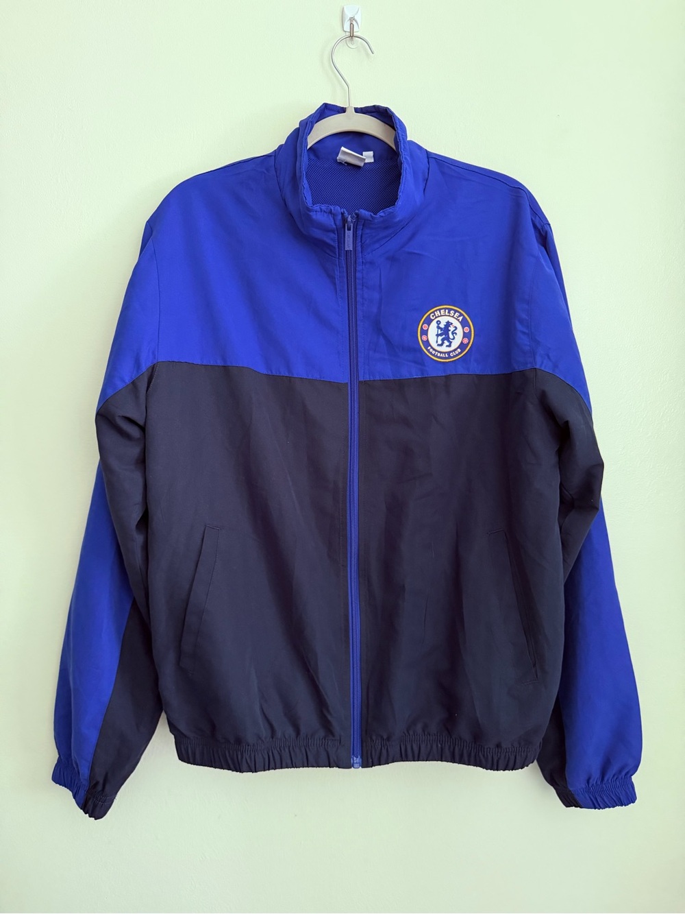 CHELSEA FC Licensed Academy Zip Front Jacket Soccer / Football Men's Size Large